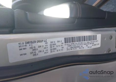 2011 Jeep Grand Cherokee Laredo from USA, damaged, VIN 1J4RR4GT8BC646502